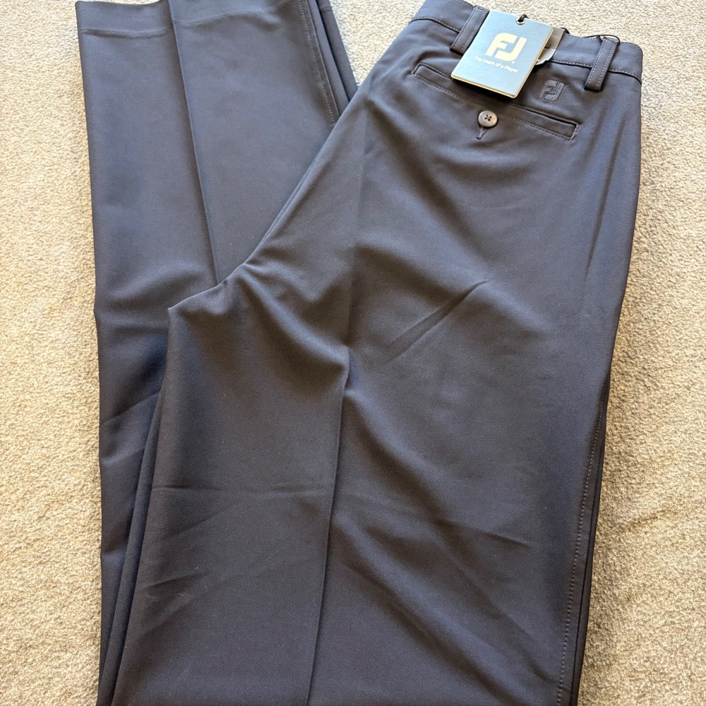 Footjoy‎ Mens Performance Golf Pants Navy Blue Stretch W32 L34 24100 NEW